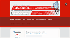 Desktop Screenshot of gasdoktor.at